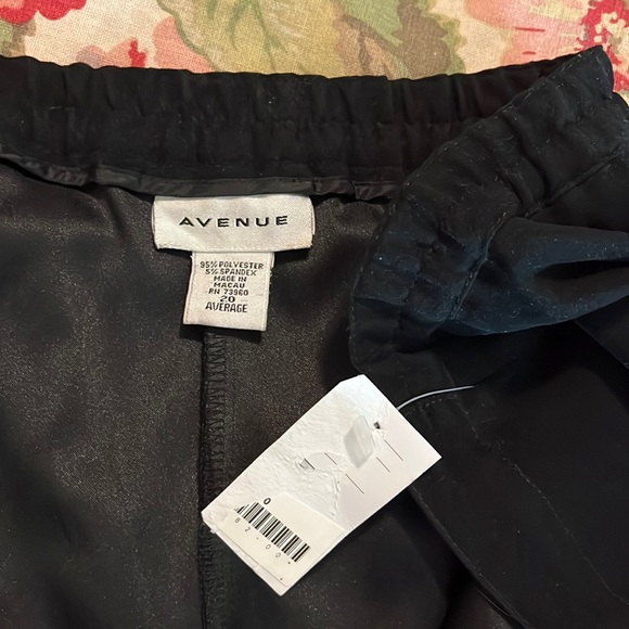 AVENUE Size 20 Trouser NO Pocket Slim Flatfront Elastic-Insert Stretch $89 NEW - Picture 11 of 16